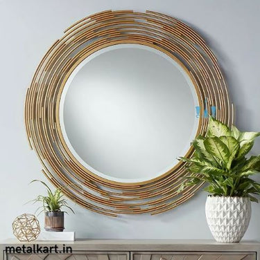 Wire Dream catcher Wall Mirror (24 x 24 Inches)